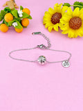 Silver Basketball Charm Bracelet, N6671