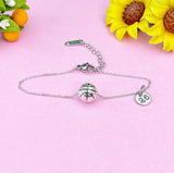 Silver Basketball Charm Bracelet, N6671