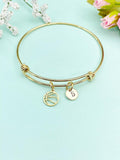 Gold Basketball Charm Bracelet, N5783B