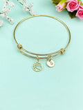 Gold Basketball Charm Bracelet, N5783B