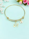 Gold Science Laboratory Beakers Bracelet, N4080B