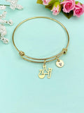 Gold Science Laboratory Beakers Bracelet, N4080B