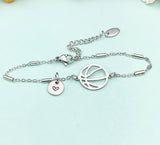 Basketball Charm Silver or Gold Bracelet, N5806