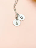 Silver Cello Charm Necklace – Orchestra Teacher Gift, String Musician Jewelry, Cellist Appreciation Pendant, D598