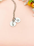 Silver Cello Charm Necklace – Orchestra Teacher Gift, String Musician Jewelry, Cellist Appreciation Pendant, D598