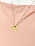Gold Center Snare Drum Charm Necklace – Percussion Instructor Gift, Marching Band Jewelry, Drummer Appreciation Gift, D599