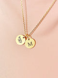 Gold Flugelhorn Charm Necklace – Jazz Band Gift, Brass Musician Jewelry, D602