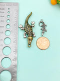 Silver Alligator Keychain, N1892S