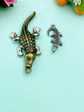 Silver Alligator Keychain, N1892S