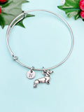 Dachshund Dog Charm Bracelet or Necklace, Pet Lover Gift, Personalized Gift, N245A