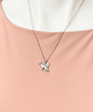 German Shepherd Necklace, Dog Beed Charm, Pet Lover Gift, Personalized Initial Gift, N4448