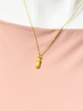 Gold Peanut Charm Necklace, N5126N