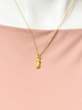 Gold Peanut Charm Necklace, N5126N