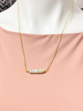 Amazonite Necklace, Natural Flower Amazonite Gemstone Jewelry, N6356N