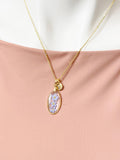 Gold Forget Me Not Charm Necklace, N5558G