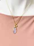Gold Forget Me Not Charm Necklace, N5558G