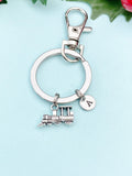 Train Locomotive Steam Engine Train Charm Keychain, Streamliner, Personalized Gift, N2206A
