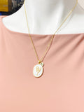 Lily of the Valley May Birth Flower Gold Necklace Birthday Gifts, Personalized Gifts, N4883E