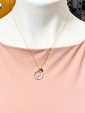 Gold Forget Me Not Charm Necklace, N5771G