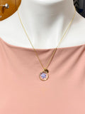 Gold Forget Me Not Charm Necklace, N5771G