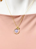 Gold Forget Me Not Charm Necklace, N5771G
