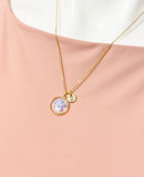 Gold Forget Me Not Charm Necklace, N6600G