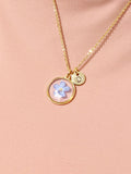 Silver Forget Me Not Charm Necklace, N6600S