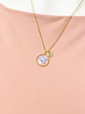 Silver Forget Me Not Charm Necklace, N6600S