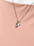 Tiny Duckling Duck Charm Necklace, N6449