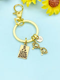 Optometrist Keychain, Vision Care Ophthalmologist Gifts, Eye Chart, Eyeglasses, Personalized Gift, N4603K