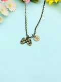 Silver Comedy Tragedy Drama Mask Charm Necklace, N4893M