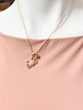 Rose Gold Crab Charm Necklace, Silver and Gold Option, N6677