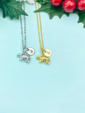Polar Bear Charm Necklace in Gold or Silver, N6679M