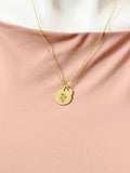 Oleander Flower Necklace • Gold or Silver Floral Pendant • Dainty Jewelry for Women, Adelfa, D610