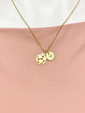 Soccer Necklace • Gold or Silver Soccer Ball Pendant • Sports Jewelry for Soccer Player, N6688