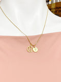 Baseball Necklace • Gold or Silver Ball Pendant • Sports Jewelry for Baseball Softball Player, N6689