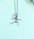 Yoga Charm Necklace • Silver Warrior II Pose Pendant • Mindful Jewelry, N582