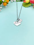 Princess Heart Charm Necklace – Dainty Heart Pendant for Girls & Women, N25