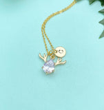 Reindeer Necklace – Dainty Deer Pendant Symbolizing Joy, Winter Magic & Gentle Strength, N4083