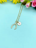 Silver Wishbone Charm Necklace – Dainty Good Luck Pendant for Hope, Wishes & New Beginnings, N6697