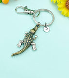 Alligator Charm Keychain • Large Crocodile Pendant • Animal Accessory, N6704
