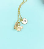 Gold Butterfly Charm Necklace • Dainty Wing Pendant • Minimalist Nature Jewelry, N6706
