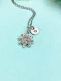 Silver Lotus Charm Necklace • Dainty Bloom Pendant • Minimalist Spiritual Jewelry, N6708