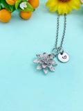 Silver Lotus Flower Charm Necklace • Dainty Bloom Pendant • Minimalist Spiritual Jewelry, N6710S