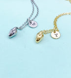 Gold or Silver Mango Charm Necklace • Dainty Fruit Pendant • Cute Minimalist Jewelry Gift, N6715