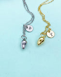 Gold or Silver Mango Charm Necklace • Dainty Fruit Pendant • Cute Minimalist Jewelry Gift, N6715