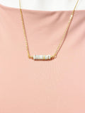 Amazonite Necklace, Natural Flower Amazonite Gemstone Jewelry, N6356N
