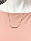 Amazonite Necklace, Natural Flower Amazonite Gemstone Jewelry, N6356N