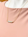 Amazonite Necklace, Natural Flower Amazonite Gemstone Jewelry, N6356N