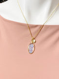 Gold Forget Me Not Charm Necklace, N5558G